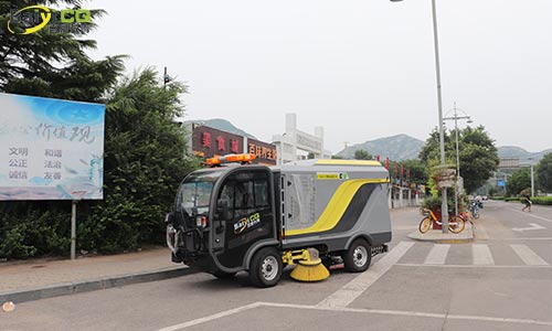 洗掃車，道路環衛無揚塵環保作業