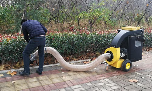 小型樹(shù)葉收集器，環(huán)衛(wèi)道路吸葉，園林修剪廢料回收輕松方便