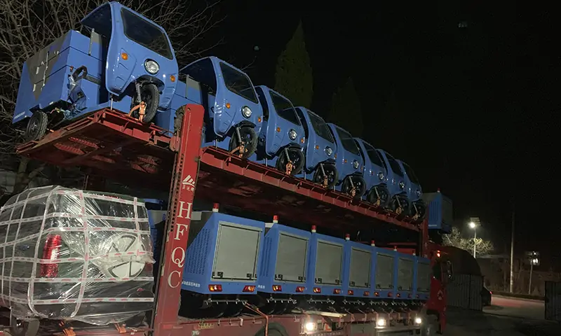 小型高壓清洗車發貨實拍！助力北京環衛，共建美好生活環境！