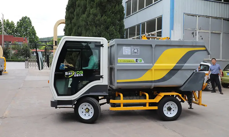 綠色未來：純電動后裝式垃圾車為物業(yè)景區(qū)廠區(qū)垃圾轉(zhuǎn)運帶來便捷與環(huán)保！
