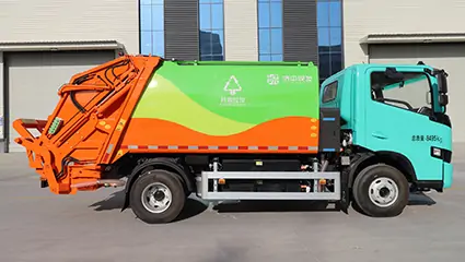 新能源壓縮式垃圾車BY-YS8000工作模式