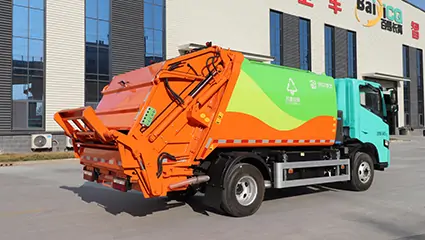 新能源壓縮式垃圾車BY-YS8000車輛底盤